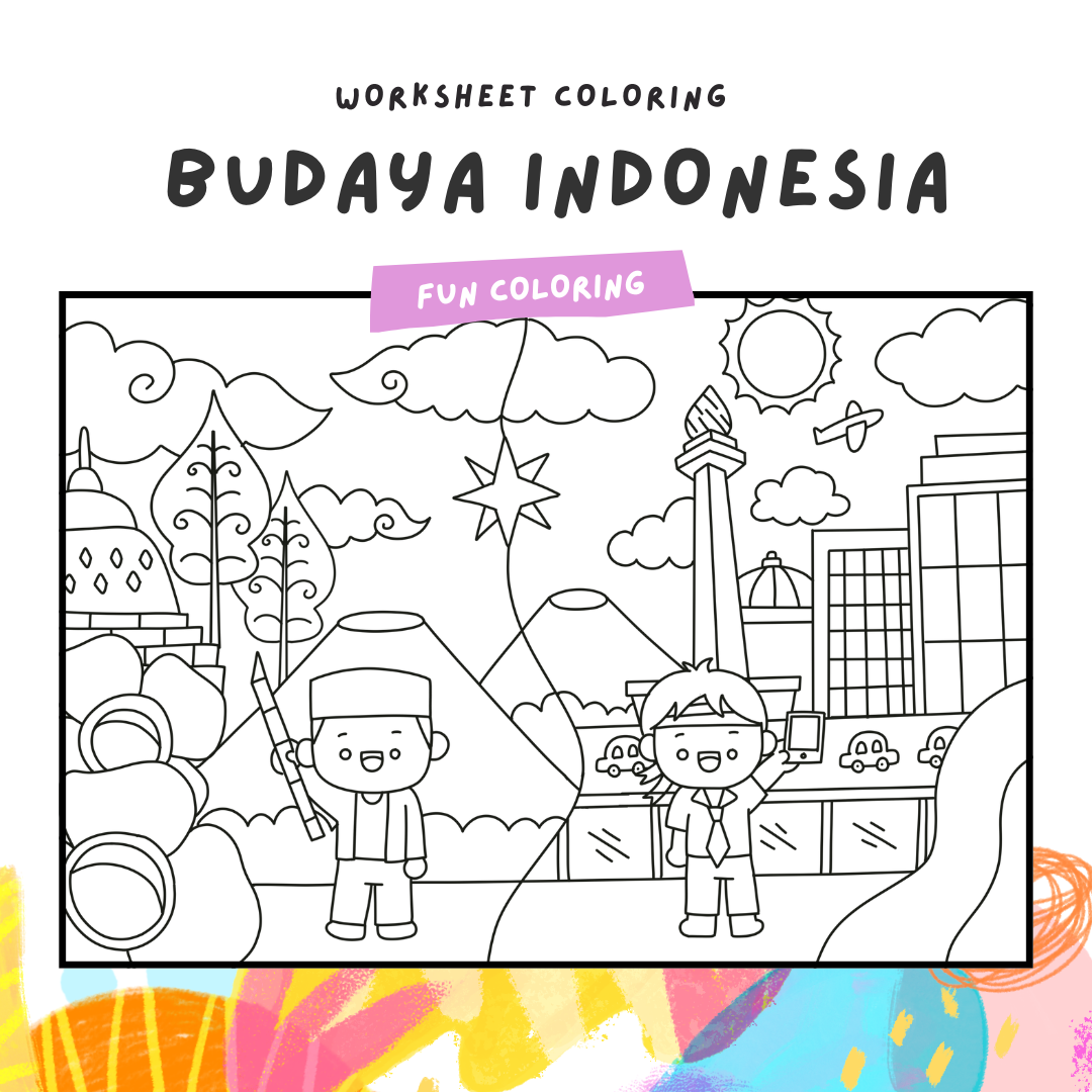 Coloring: Budaya Indonesia